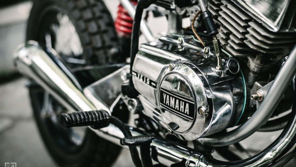 Gaya Klimis Scrambler Yamaha RX 100