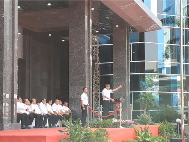 Yasonna Berkomitmen Kemenkumham Bebas Korupsi