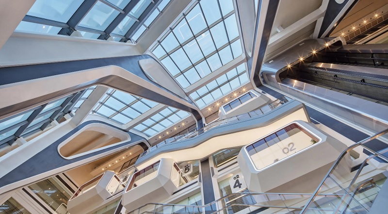 Punya Desain Unik, Intip Interior Kantor YG Entertainment yang Futuristik