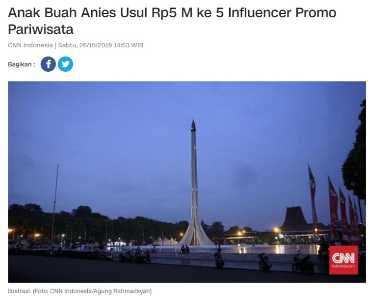 [Cek Fakta] Anies Bayar <i>Buzzer</i> Rp5 Miliar Per Tahun? Ini Faktanya