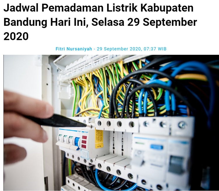 [Cek Fakta] Pemadaman Listrik Malam Hari Siaga 1 Jelang 30 September? Ini Faktanya
