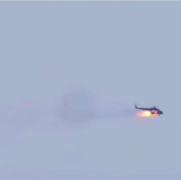 [Cek Fakta] Video Helikopter Israel Ditembak Jatuh Hamas? Ini Faktanya
