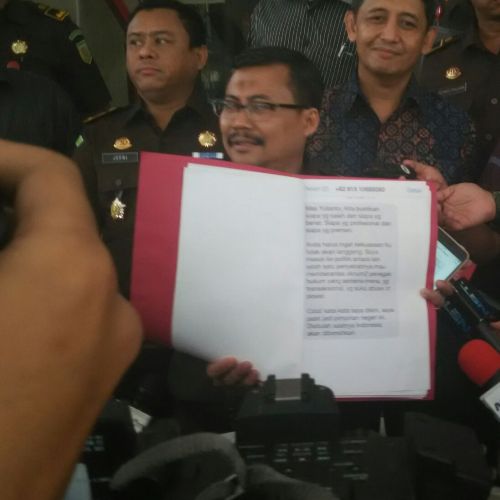 Diduga Mengancam Penyidik, HT Dilaporkan ke Mabes Polri