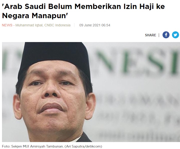 [Cek Fakta] Raja Salman Ancam Setop Haji Jika Jokowi Tak Pecat Menag? Ini Faktanya