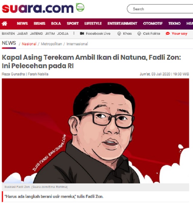 [Cek Fakta] Fadli Zon Dapat Jatah Menteri? Ini Faktanya