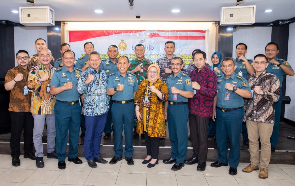 Perkuat Sinergitas, bank bjb Tandatangani PKS dengan TNI AL