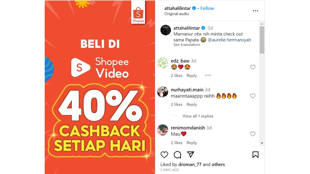 Momen Belanja Akhir Tahun di Shopee 12.12 Birthday Sale Jadi Spesial, Nikmati 40% Cashback Lewat Shopee Video