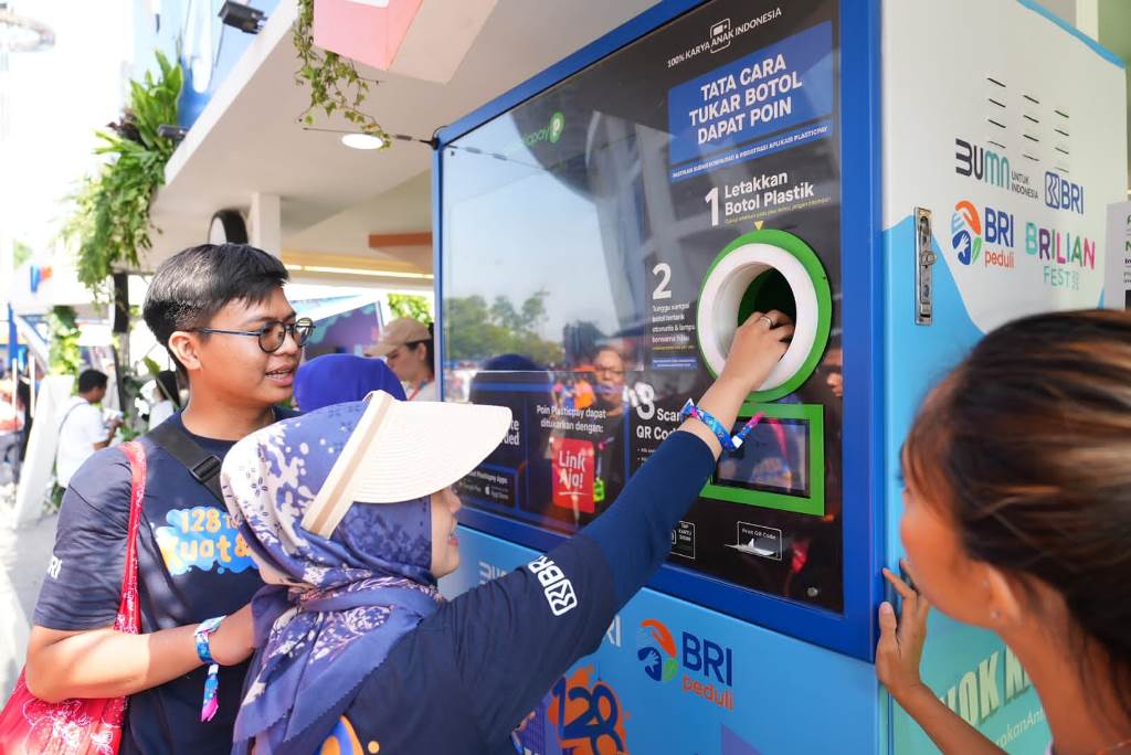 Rayakan HUT Ke-128 di GBK, BRI Peduli Pilah & Kelola 5,5 Ton Sampah