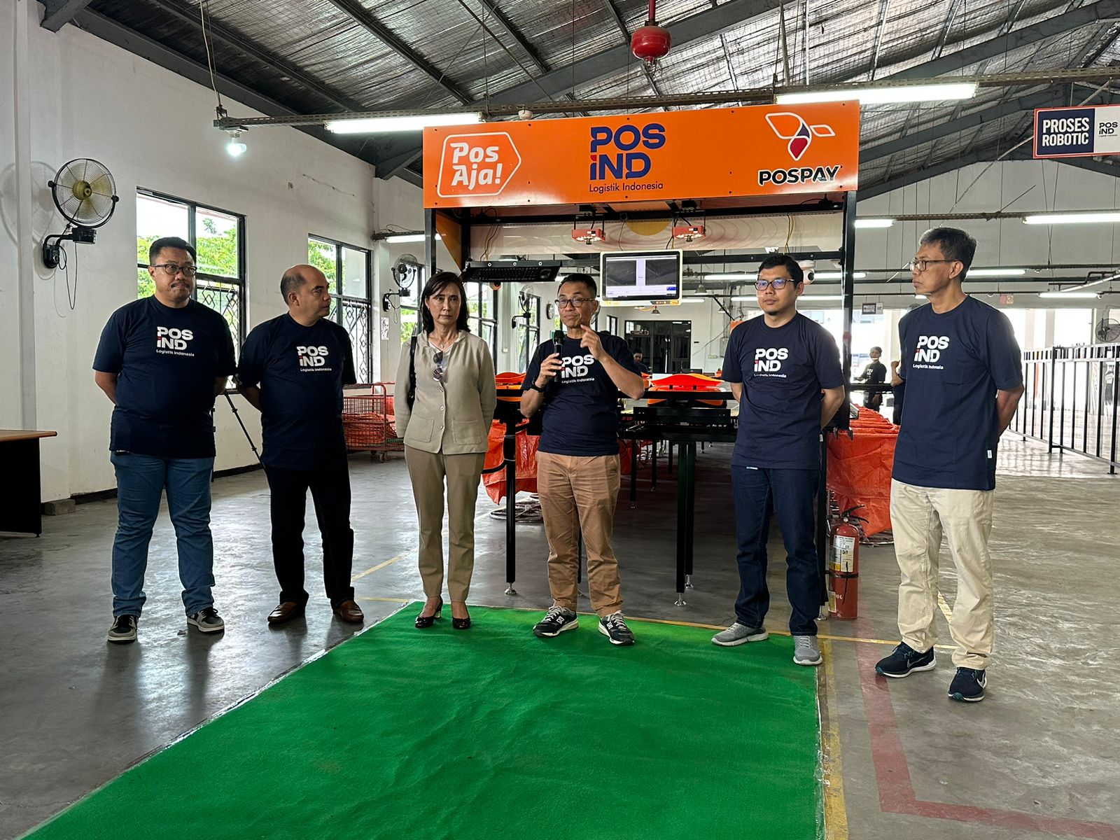POS IND Manfaatkan Teknologi, Resmikan Penggunakan Mesin Sortir Robotik dan RFID