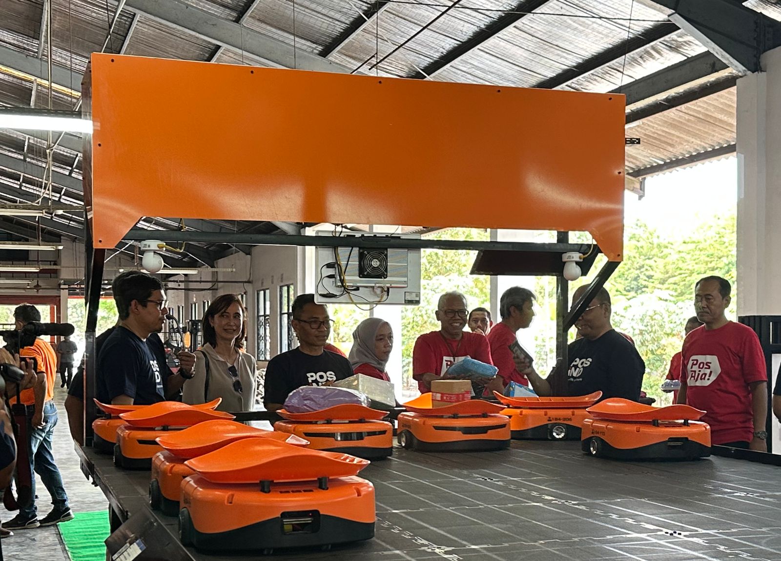 POS IND Manfaatkan Teknologi, Resmikan Penggunakan Mesin Sortir Robotik dan RFID