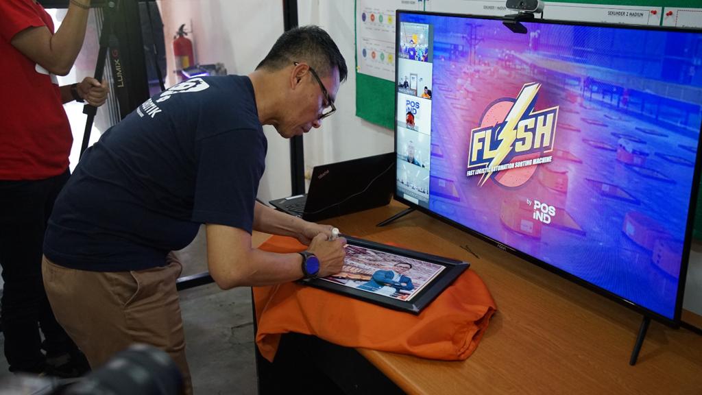POS IND Manfaatkan Teknologi, Resmikan Penggunakan Mesin Sortir Robotik dan RFID