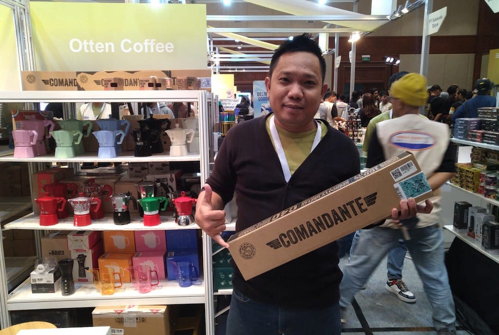 Otten Coffee Tampil di UMKM EXPO(RT) BRILIANPRENEUR 2023, Tawarkan Alat Kopi Kelas Internasional