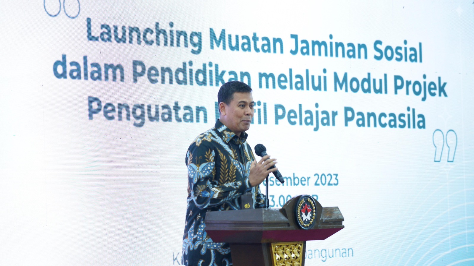 Jaminan Sosial Masuk Kurikulum, Dirut BPJS Ketenagakerjaan: Langkah Baik Tingkatkan Literasi Sejak Dini