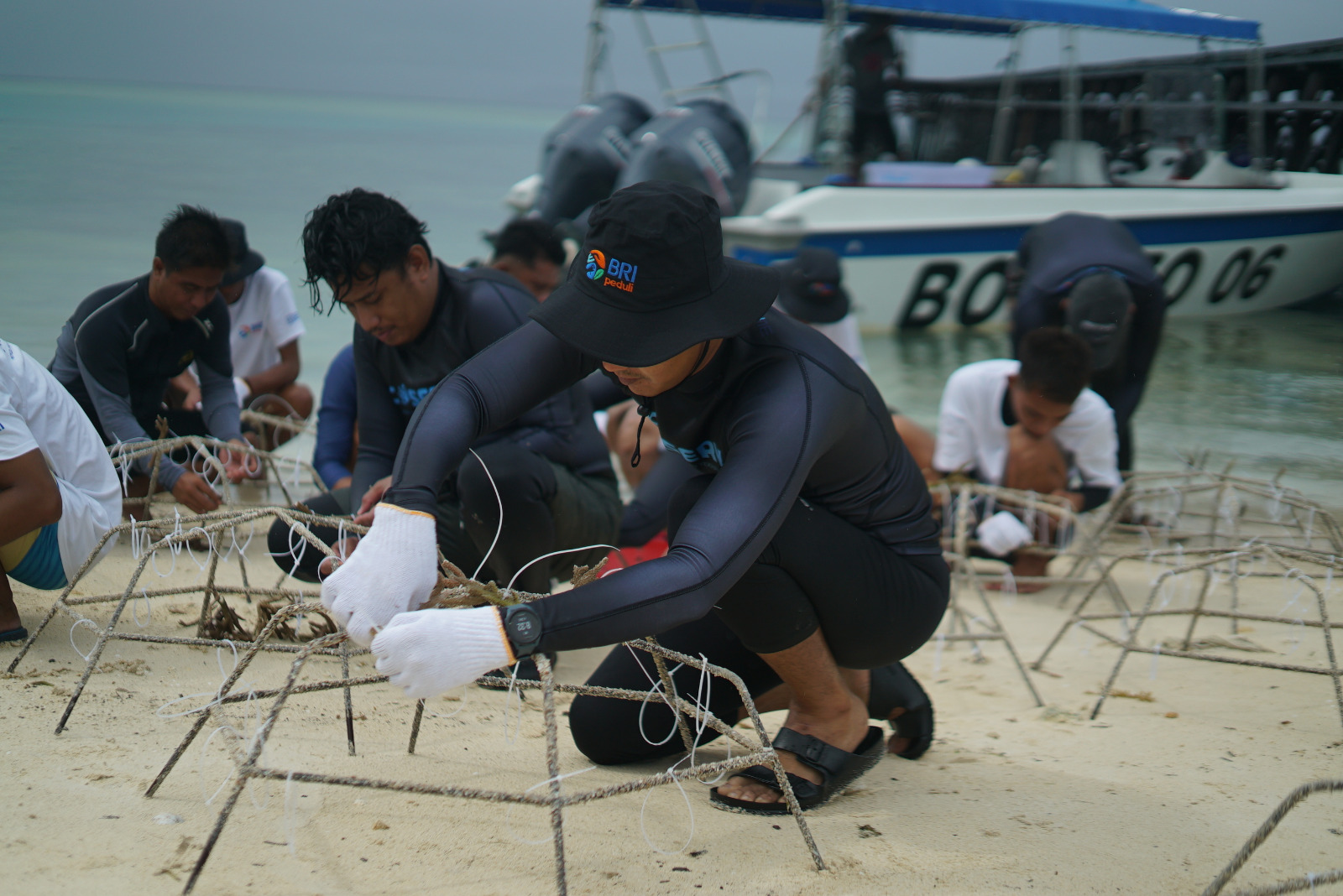 Geliat Kelompok Maratua Lestarikan Terumbu Karang Bersama BRI Peduli