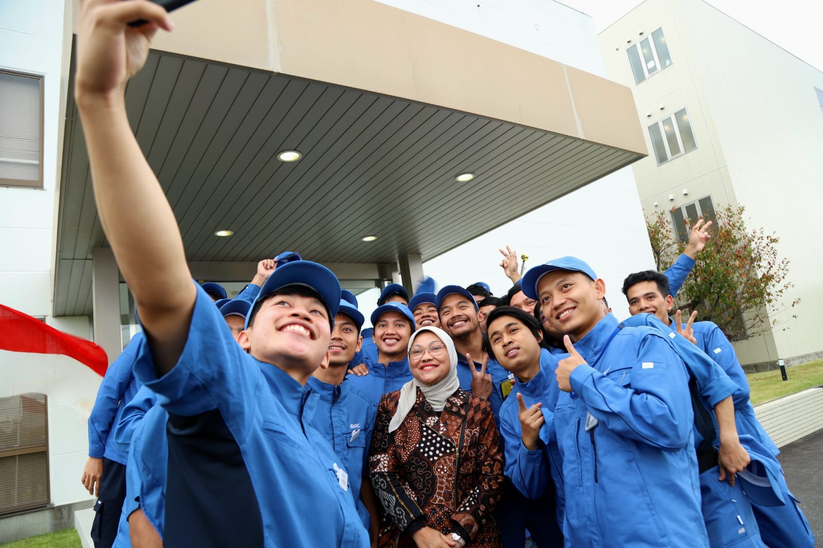 Menaker Sapa Peserta Magang di Jepang