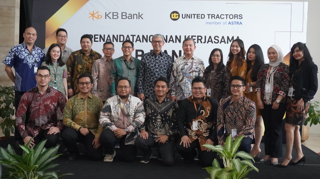 KB Bank dan United Tractors Jalin Kerja Sama Penyaluran Kredit Pembelian Alat Berat