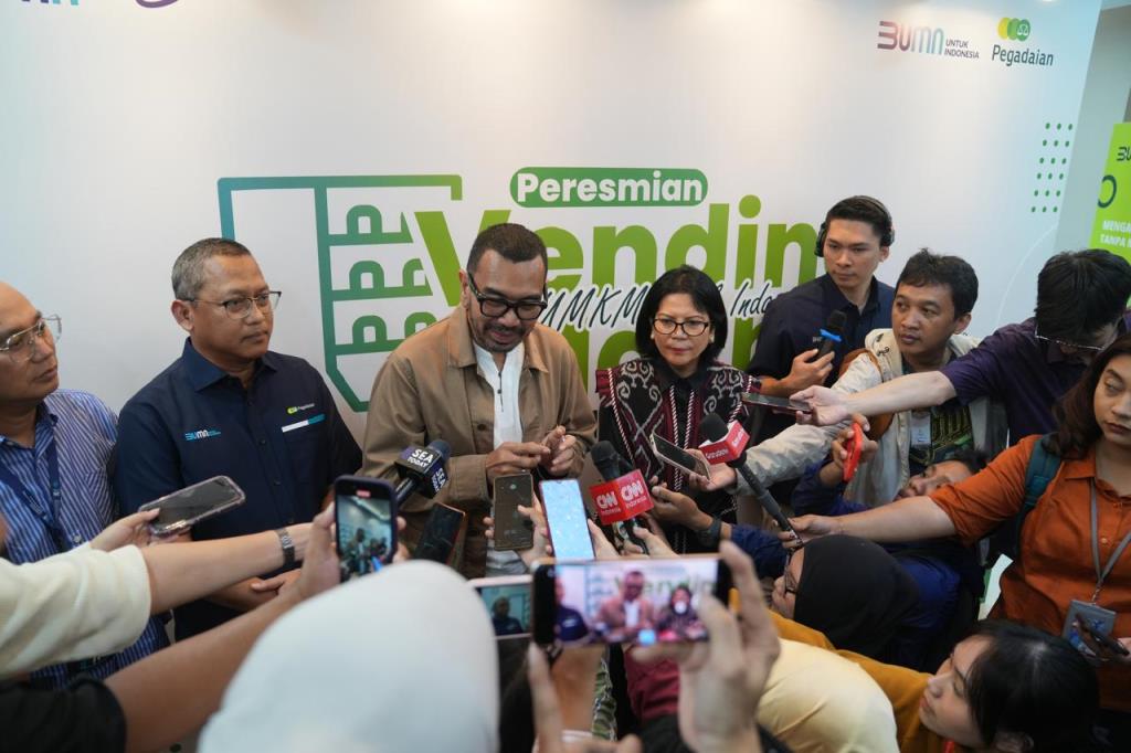 Peresmian Vending Machine UMKM di Pegadaian: Dukung UMKM Naik Kelas