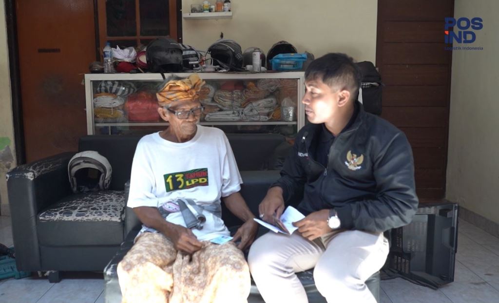 Pos Indonesia Bagikan Bansos Sembako dan PKH Tahap 2 di Bali