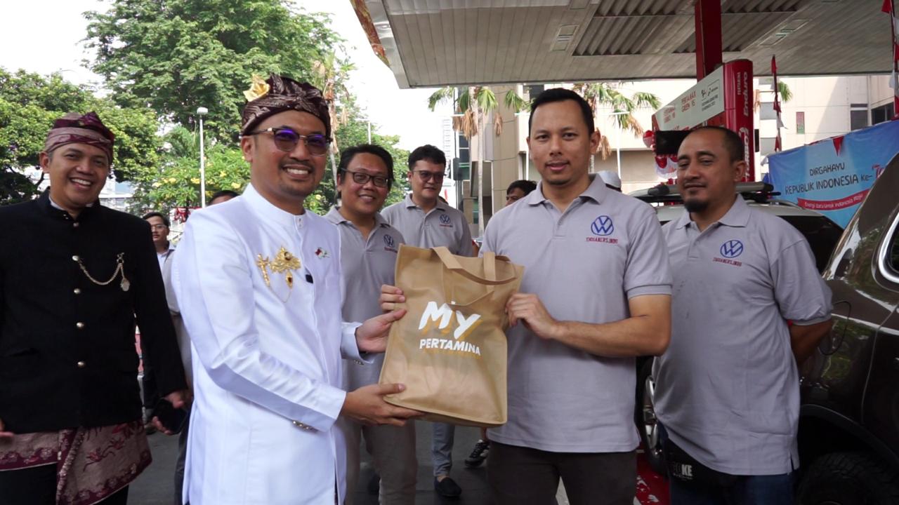 HUT ke-79 RI, Pertamina Rayakan Hari Kemerdekaan Bersama Pelanggan