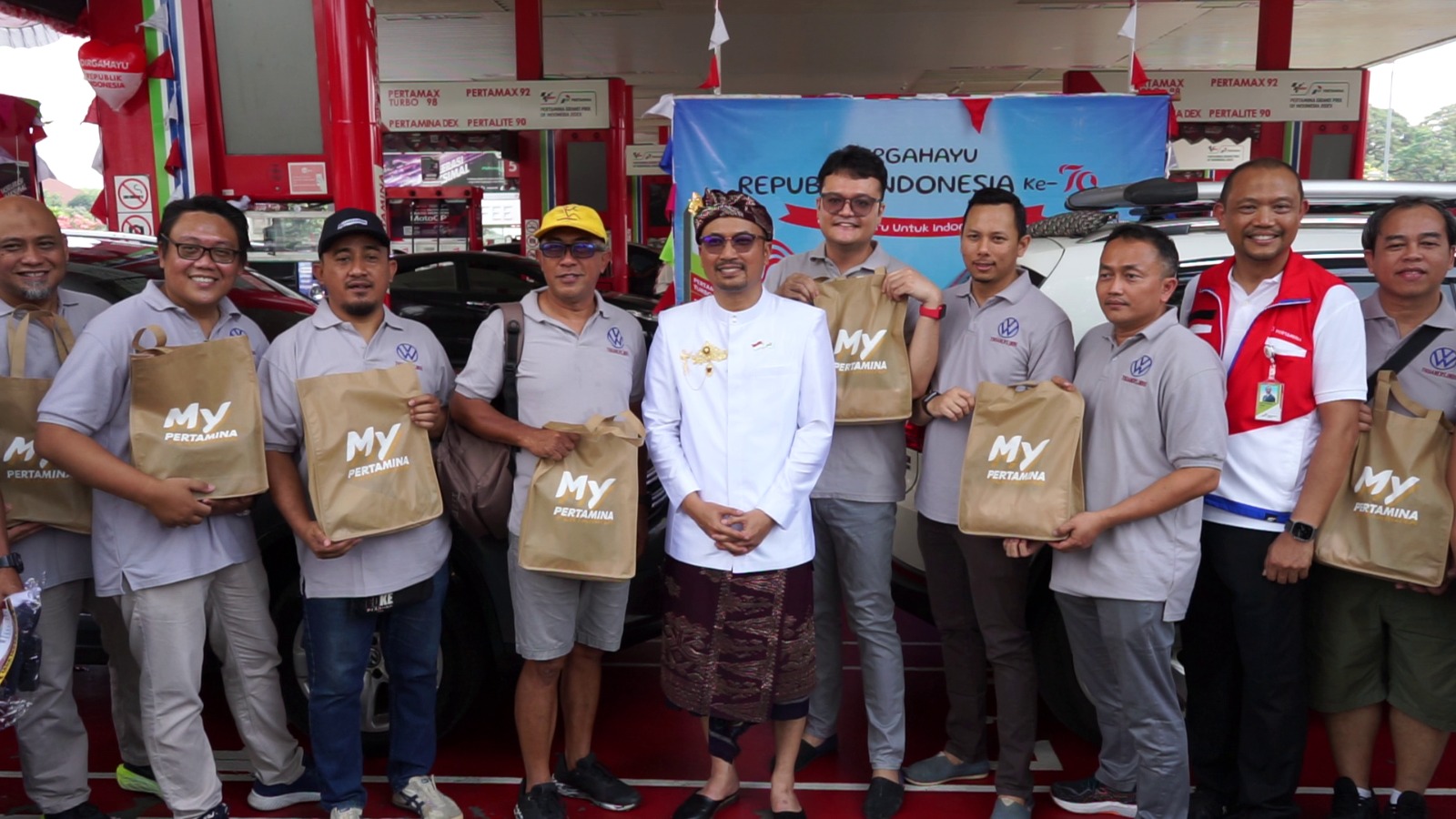 HUT ke-79 RI, Pertamina Rayakan Hari Kemerdekaan Bersama Pelanggan
