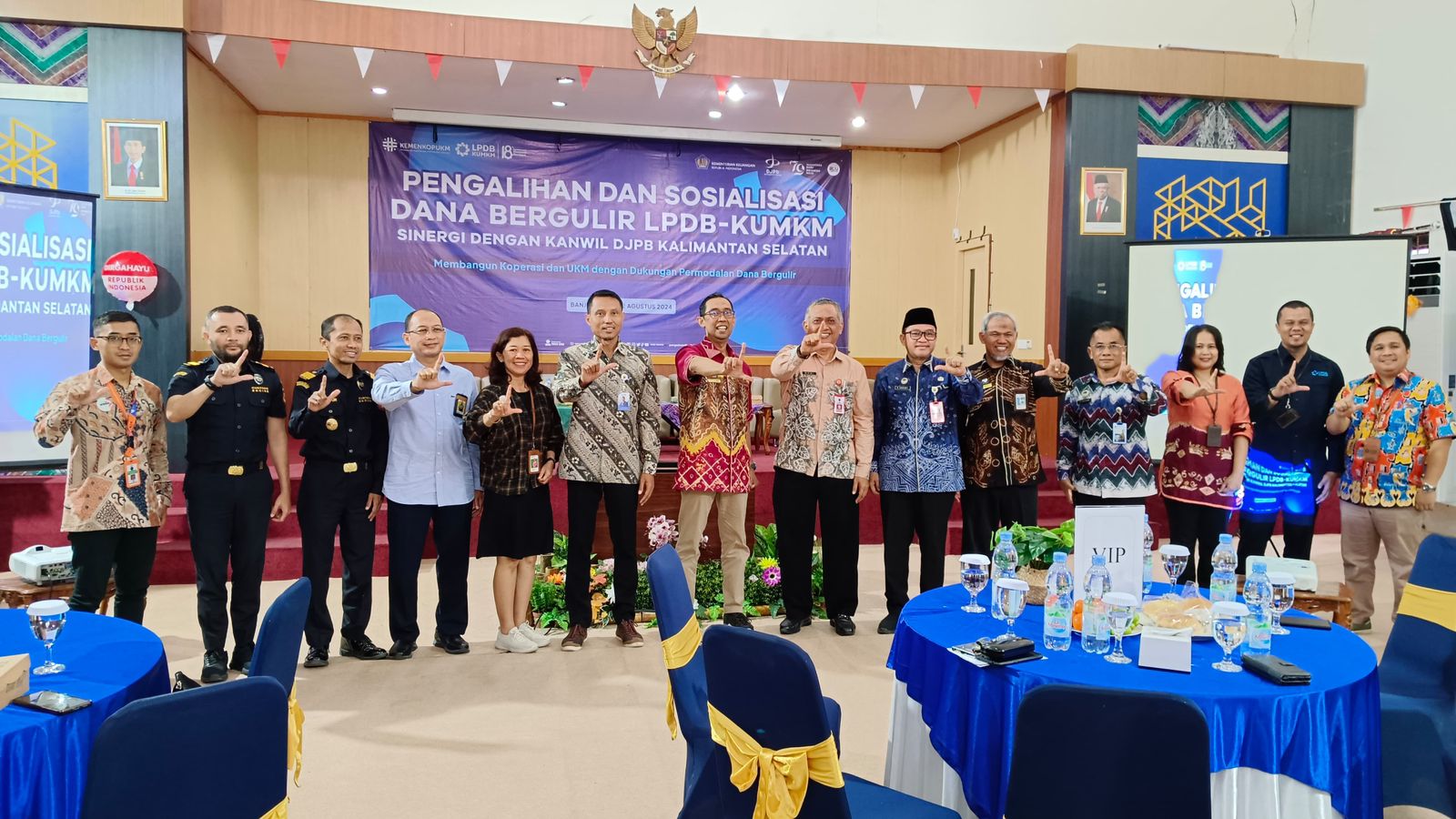 Dongkrak Perekonomian Kalimantan Selatan, LPDB-KUMKM Optimalkan Pengalihan Dana Bergulir
