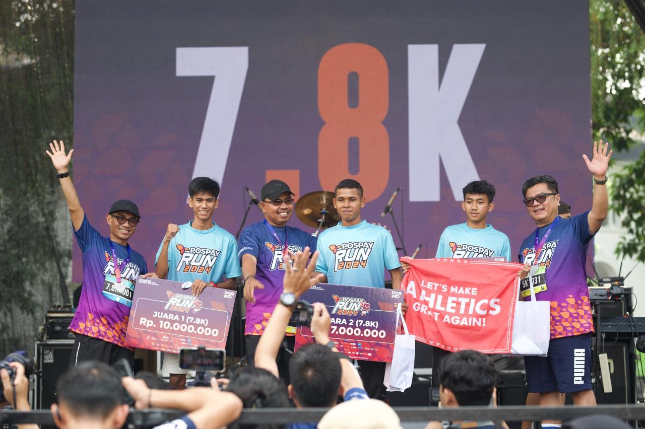 Diikuti Ribuan Pelari, Pospay Run 2024 Ajak Masyarakat Hidup Sehat