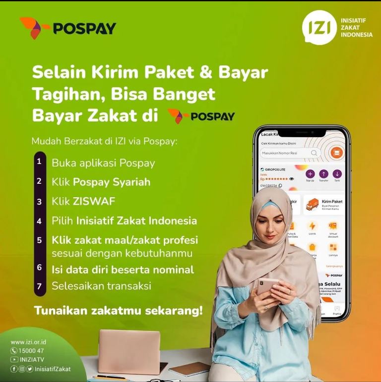 Ziswaf Makin Mudah di Hari Raya Idulfitri dengan Layanan Peduli dan Berbagi dari PosIND
