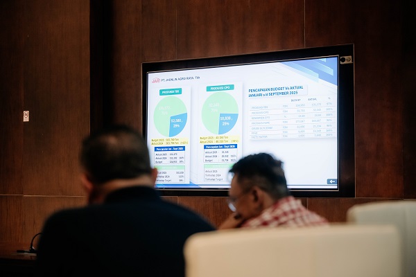 Produksi CPO PT Jhonlin Agro Raya Tbk Bakal Capai Puncak pada 2025
