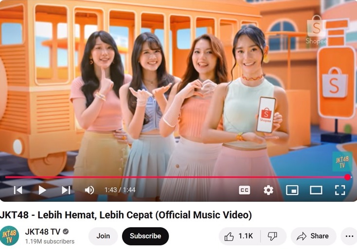 Ada yang Baru dari JKT48! Sapa Penggemar Lewat MV Terbaru Bareng Shopee Lebih Hemat, Lebih Cepat