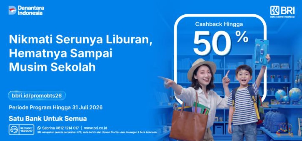 Sambut Back to School Lebih Hemat, BRI Hadirkan Promo Diskon