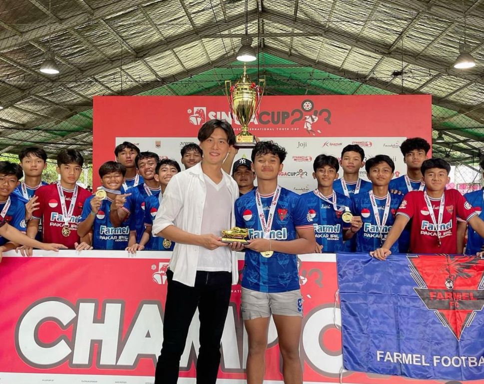 Farmel Isvil Football Academy defends Singapore Lion Cup title