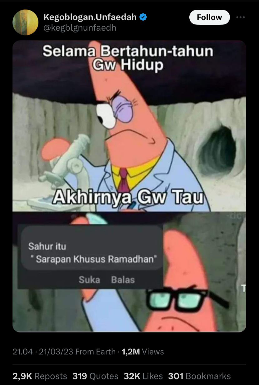Benarkah Sahur Singkatan dari Sarapan Khusus Ramadan? Ini Penjelasannya
