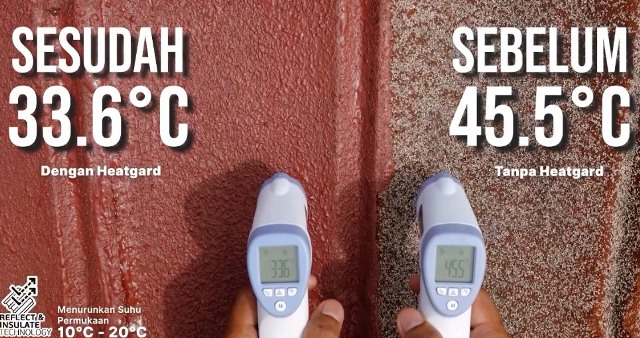 Lebih Nyaman dengan Cat Pelapis Antibocor dan Penolak Panas Heatgard