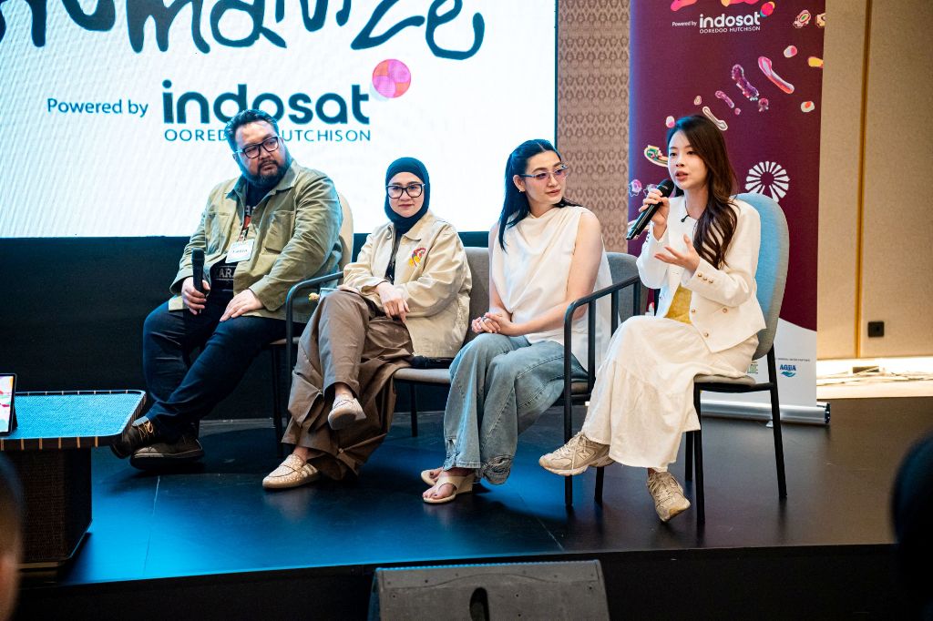 [Ki-Ka] Firdza Radiany - Content Lead and Braintrust of IdeaFest, Olivia Febrina, Festival Director of IdeaFest, Patricia Davina, Collect Con Partner Representative, Verren Ornela, ESCAPE Representative1