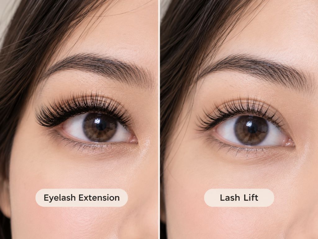 Eyelash Extension vs Lash Lift
