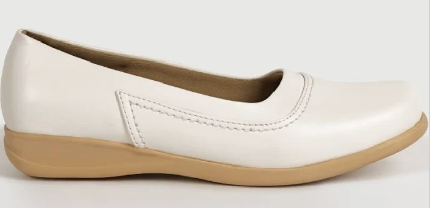 Flat Shoes Pantofel Kerja tanpa hak Fio Hitam