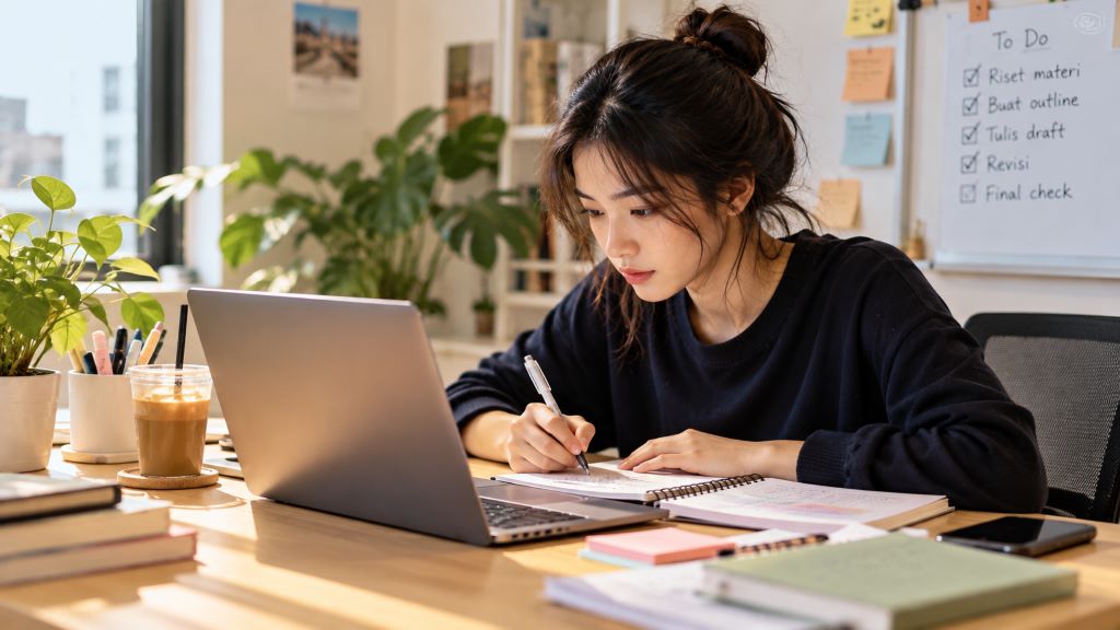 Focused Work-From-Home Study Setup
