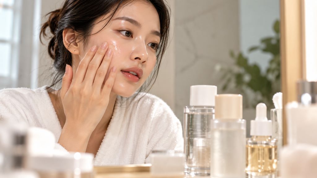 Glowing Skincare Vanity Ritual