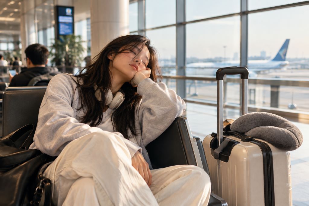 Jet-Lagged at the Airport