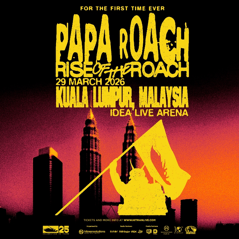 Papa Roach Akhirnya Manggung Perdana di Malaysia & Singapura!