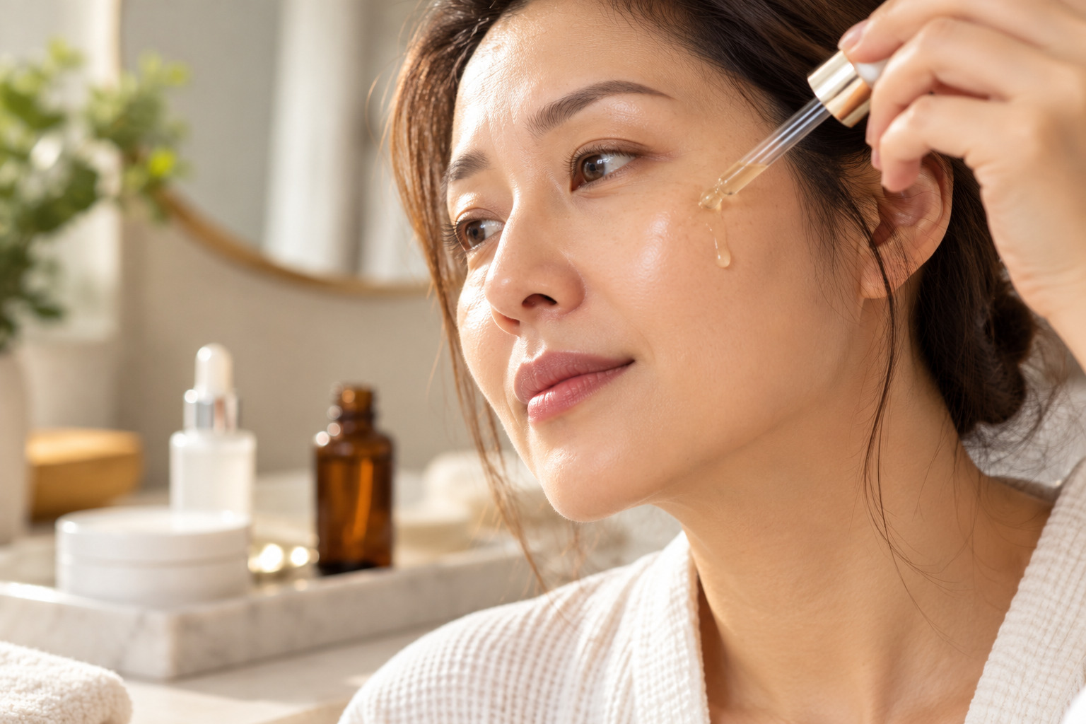 Perawatan Serum Wajah yang Menenangkan