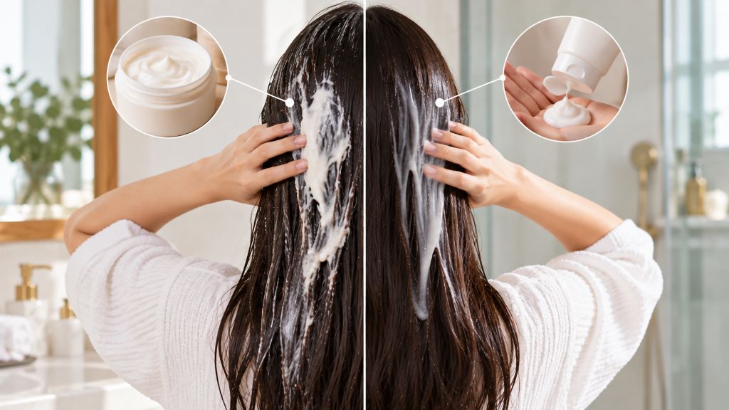 Perbandingan Masker dan Kondisioner Rambut