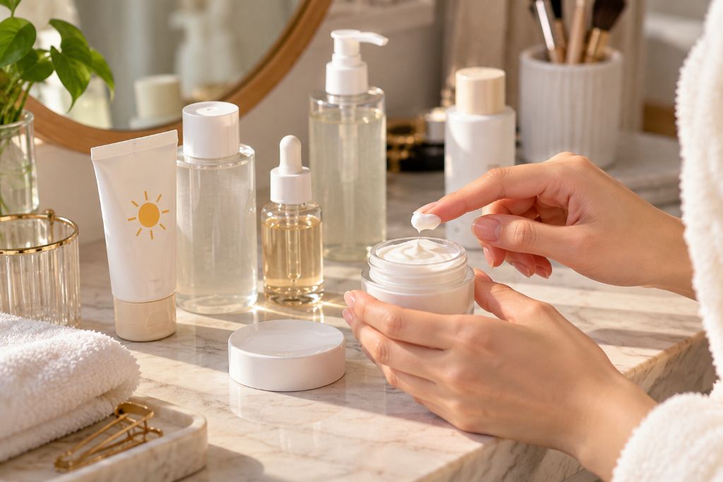 Rutinitas Skincare di Meja Rias