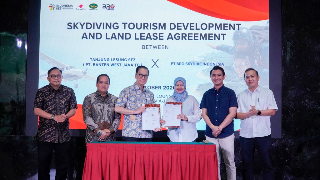 SKydiving Tanjung Lesung