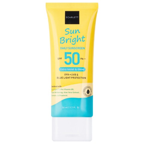 Scarlett Whitening Sunscreen Sun Bright Daily SPF 50