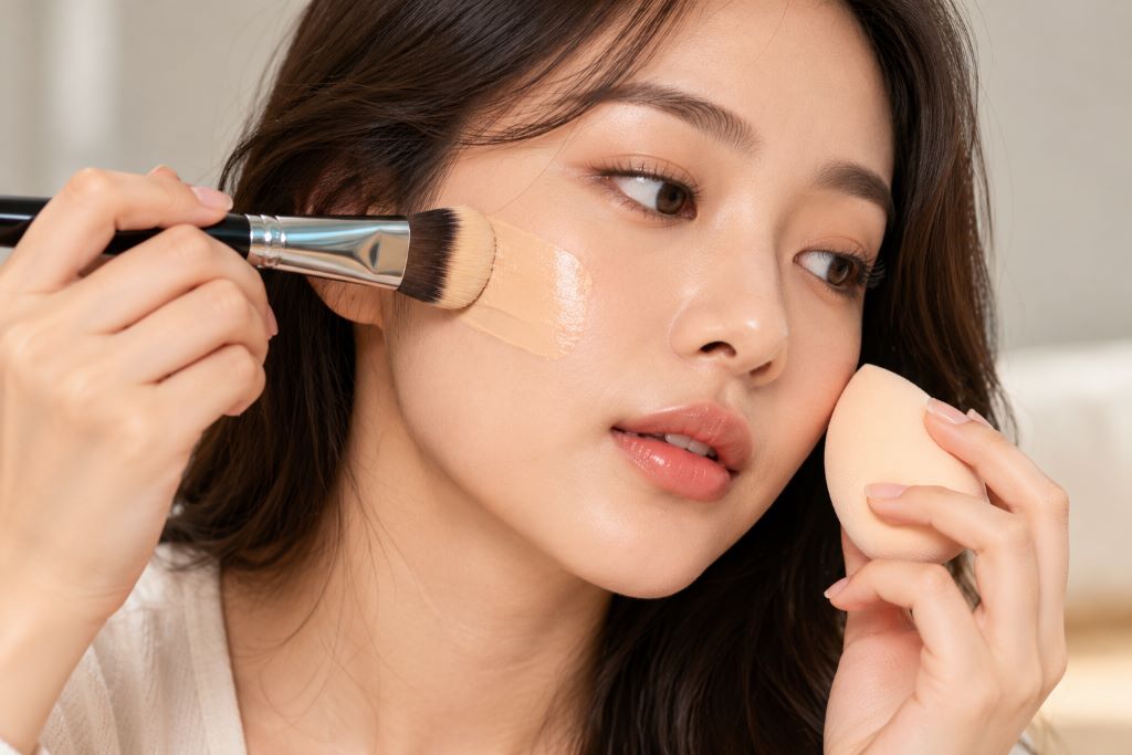 Tutorial Rias Wajah dengan Foundation