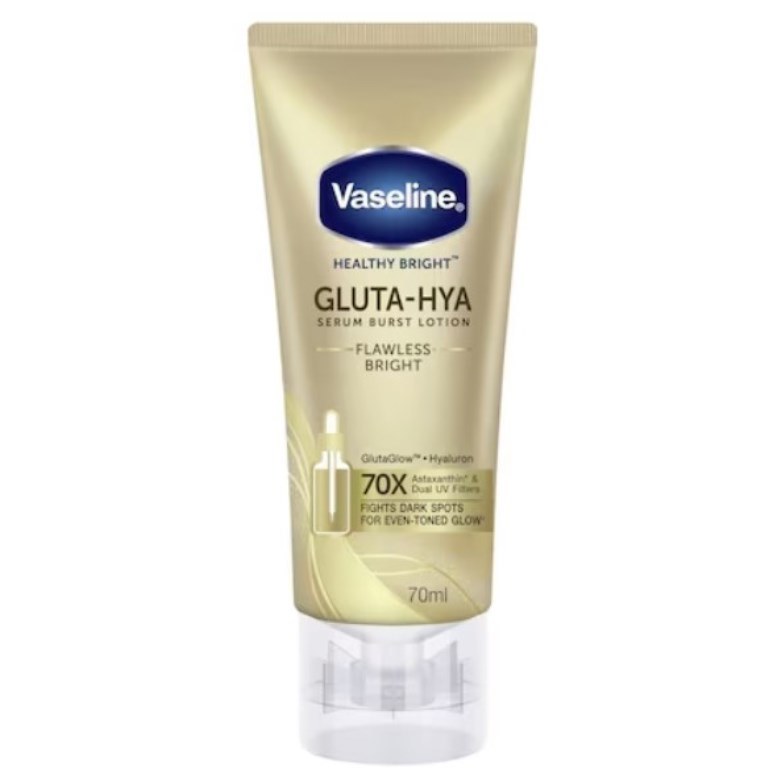 Vaseline Gluta-Hya Serum Burst Lotion Flawless Bright 4