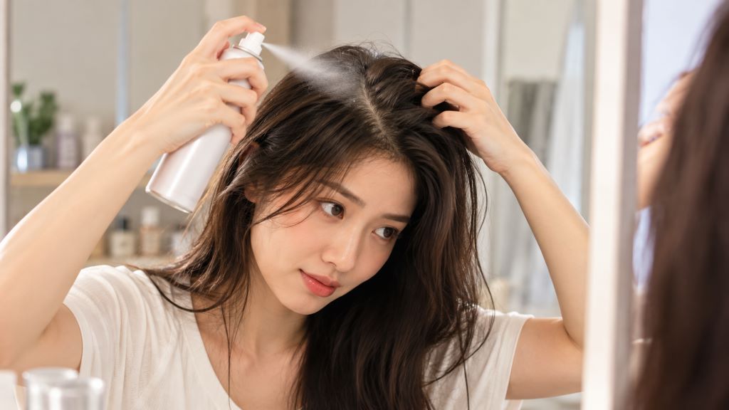 nyemprot dry shampoo