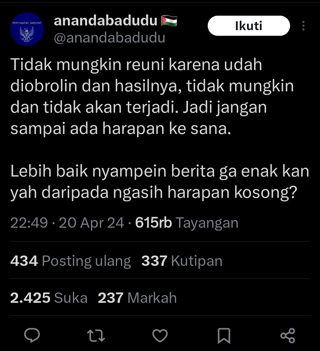 Album Banda Neira Dirilis dalam Bentuk Vinyl, Impian Ananda Badudu Terwujud