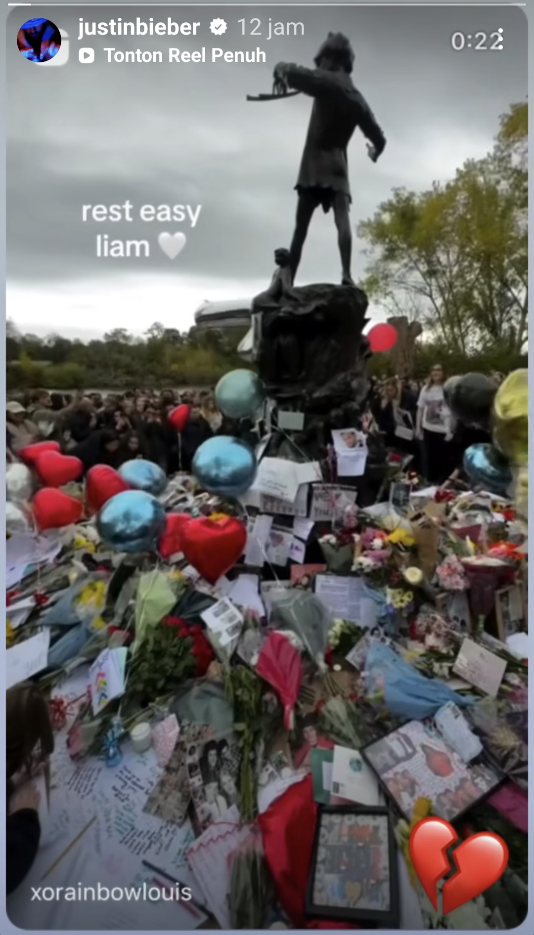 Ekspresi Duka Justin Bieber Terhadap Kematian Liam Payne